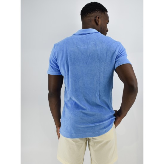 Orlebar γαλάζια μπλούζα πετσετέ 